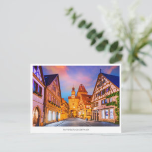 Rothenburg ob der Tauber, postal de vacaciones