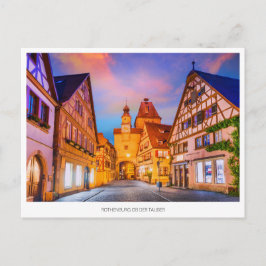 Rothenburg ob der Tauber, postal de vacaciones