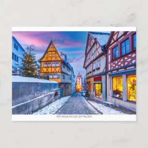 Rothenburg ob der Tauber, postal de vacaciones