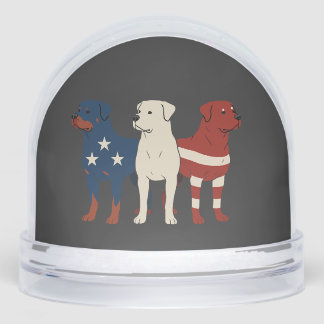 Rottweiler 4th of July Dog Lover Men USA Flag