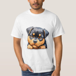 Rottweiler Cute mens camisetas