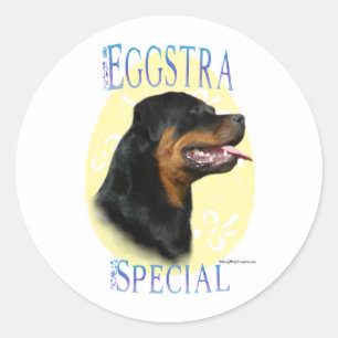 Rottweiler Eggstra Special - Pegatina