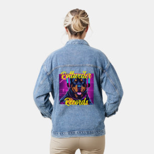 Rottweiler Records - Chaqueta vaquera de mujer