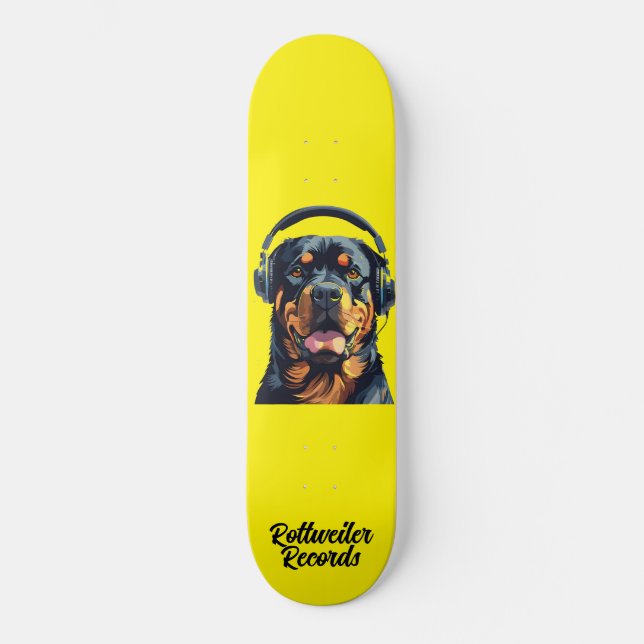 Rottweiler Records Skateboard 1 (Anverso)