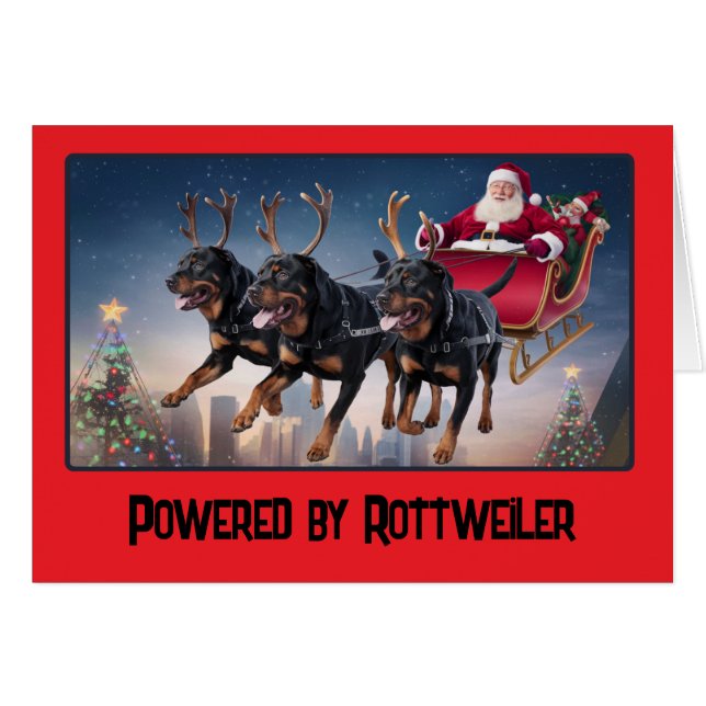 Rottweiler Reindeer (Anverso (Horizontal))