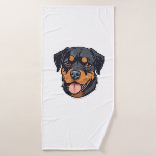 Rottweiler Romp de los cachorros a los socios de P