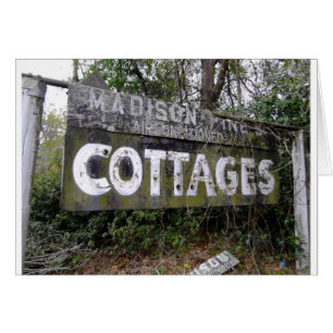 Rótulo abandonado del motel