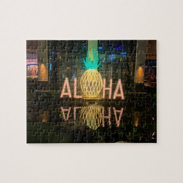 Rótulo Aloha #1 Rompecabezas (Horizontal)