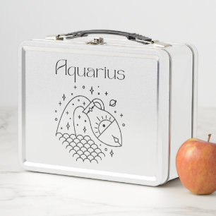 Rótulo Astrológico Aquarius Zodiac