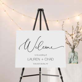 Rótulo Boda de bienvenida