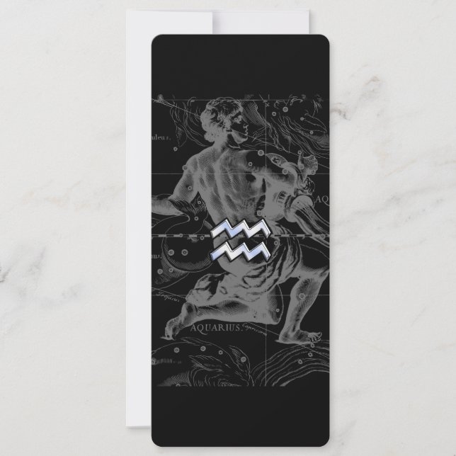 Rótulo cromado como Aquarius Zodiac en Hevelius (Anverso)