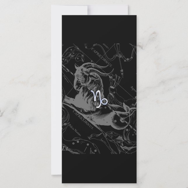 Rótulo cromado como Capricornio Zodiaco en Heveliu (Anverso)