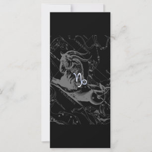 Rótulo cromado como Capricornio Zodiaco en Heveliu