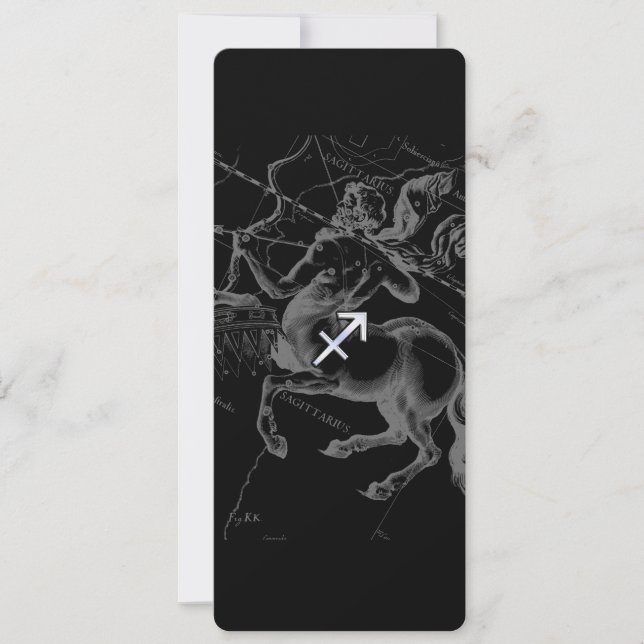 Rótulo cromado como Sagittarius Zodiac Decoración  (Anverso)