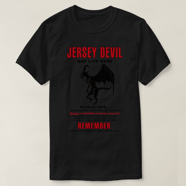 Rótulo de Actividad Criptica del Diablo de Jersey (Diseño del anverso)