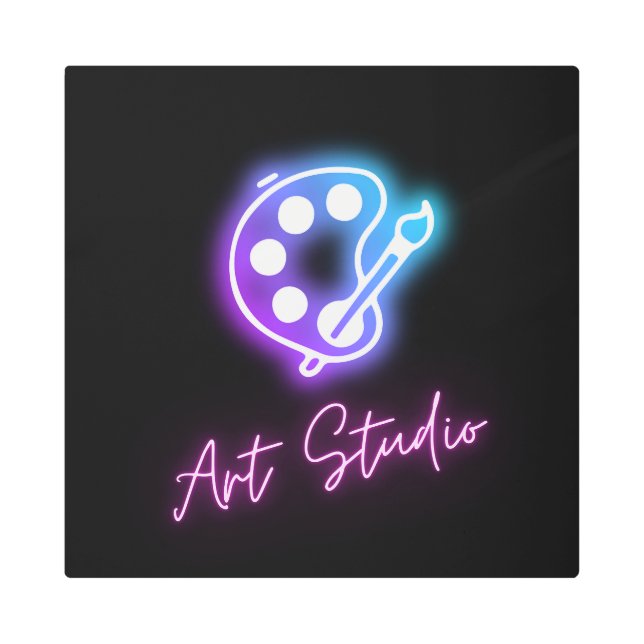 Rótulo de arte Metalizado de Art Studio Neon Line (Anverso)