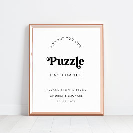 Rótulo de Boda de libro de visitas Minimalista con