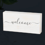 Rótulo de caja de madera de bienvenida de granja<br><div class="desc">Más decoración de granja en la tienda Little Bayleigh!</div>