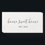 Rótulo de caja de madera dulce hogar<br><div class="desc">Más decoración de granja en la tienda Little Bayleigh!</div>