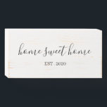 Rótulo de caja de madera dulce hogar<br><div class="desc">Más decoración de granja en la tienda Little Bayleigh!</div>