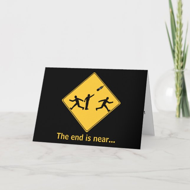Rótulo de carretera- Tarjeta de felicitación de me (Anverso)