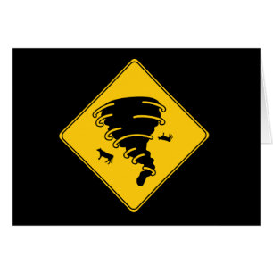 Rótulo de carretera - Tornado