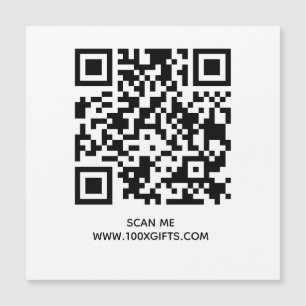 RÓTULO DE CÓDIGO QR MAGNÉTICO - UTILIZAR GENERADOR