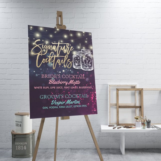 Rótulo de decoración del Boda del menú de bebidas  (Subido por el creador)