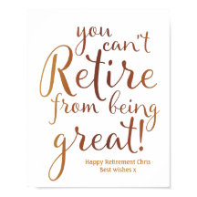 Rótulo de impresión Fiesta de jubilación