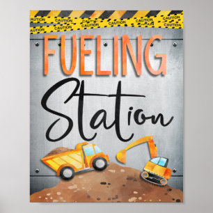 Rótulo de la estación de combustible   Decoración 