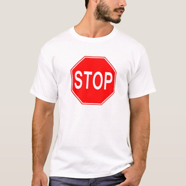 Rótulo de la PARADA - camiseta (Anverso)