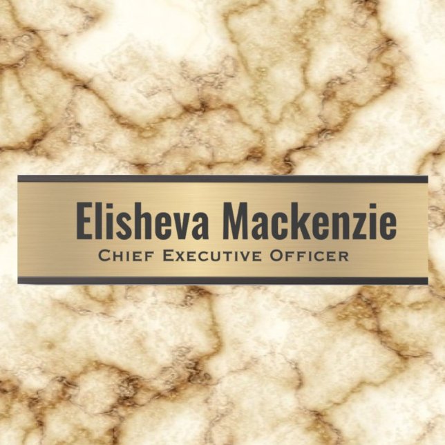 Rótulo de la placa de nombre de la puerta de la of (Subido por el creador)