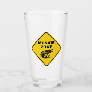 Rótulo de la zona de pesca Muskie
