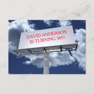 Rótulo de pizarra - Invitación de fiesta de cumple