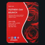 Rótulo de puerta del poster del brunch del día de<br><div class="desc">Diseñado por las manzanas artísticas</div>
