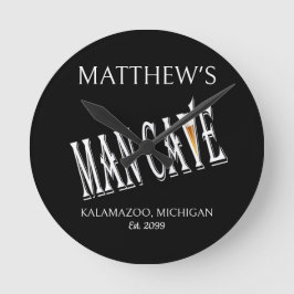 Rótulo de reloj de pub Man Cave