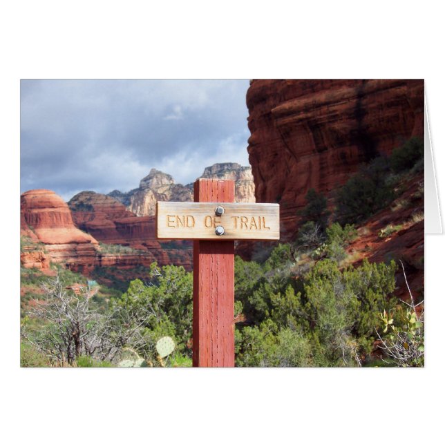 Rótulo de senderos Sedona Hikinh (Anverso (Horizontal))