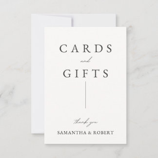 Rótulo de tarjetas de bodas y regalos