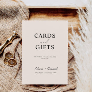 Rótulo de tarjetas de bodas y regalos de Sage Boho