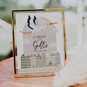 Rótulo de tarjetas de decoración y regalos de Baby