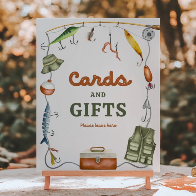 Rótulo de tarjetas y regalos de pesca de 8 x 10 pu (Subido por el creador)