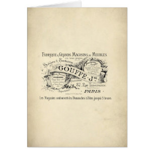 Rótulo de tienda de departamentos de francés