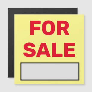 Rótulo de venta para automóviles