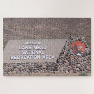Rótulo del área recreativa Lake Meade Rompecabezas