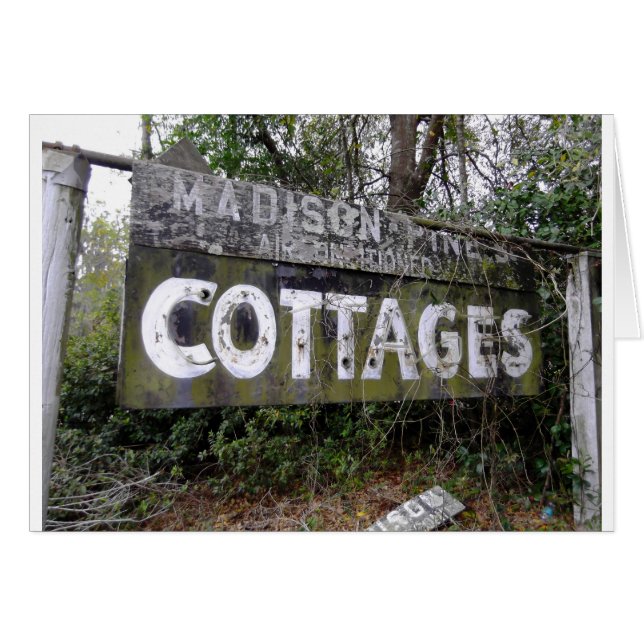 Rótulo del Motor Inn abandonado (Anverso (Horizontal))