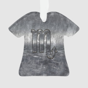 Rótulo Escorpio Zodiaco en la decoración de acero 