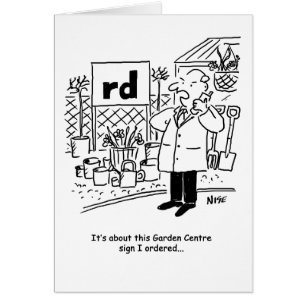 Rótulo Garden Center