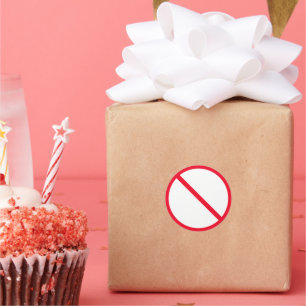 Rótulo General de Prohibición   Pegatinas de Ronda