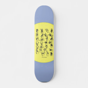 Rótulo Idioma Alphabet Skateboard