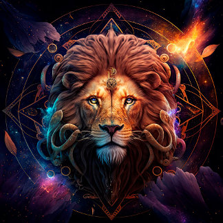 Rótulo Leo Zodiac Rompecabezas